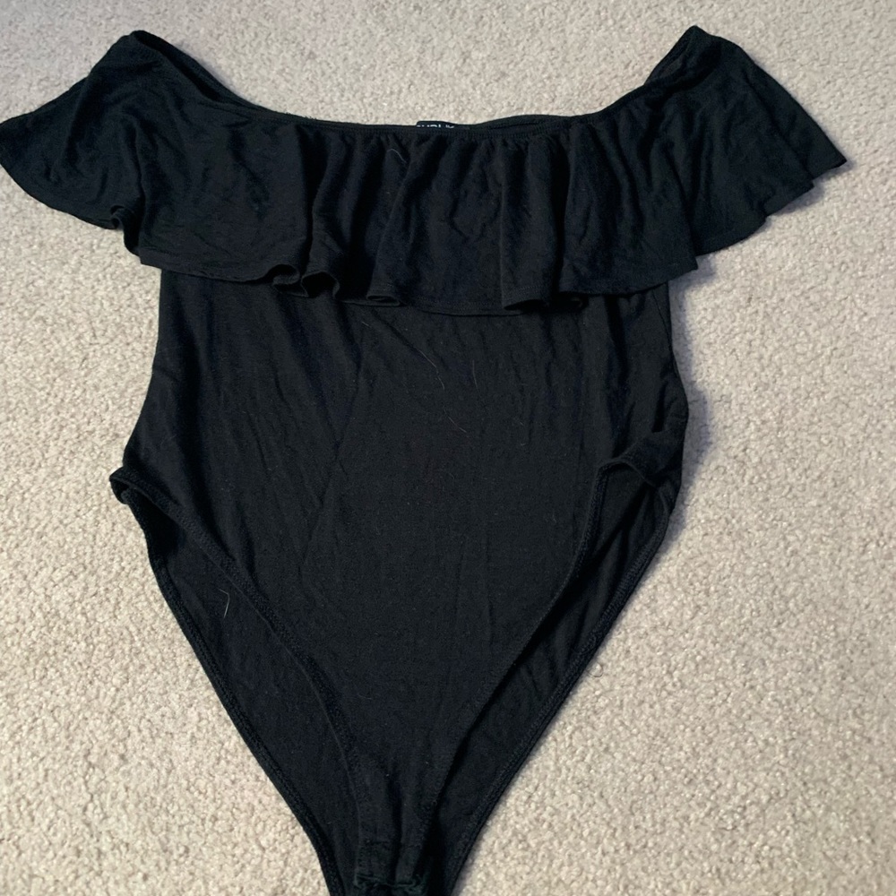 Off the Shoulder Flowy Bodysuit